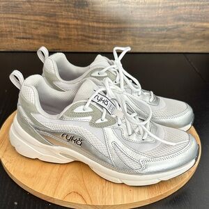 Ryka Water-Repellent Lace-Up Walking Sneaker - Skyrise